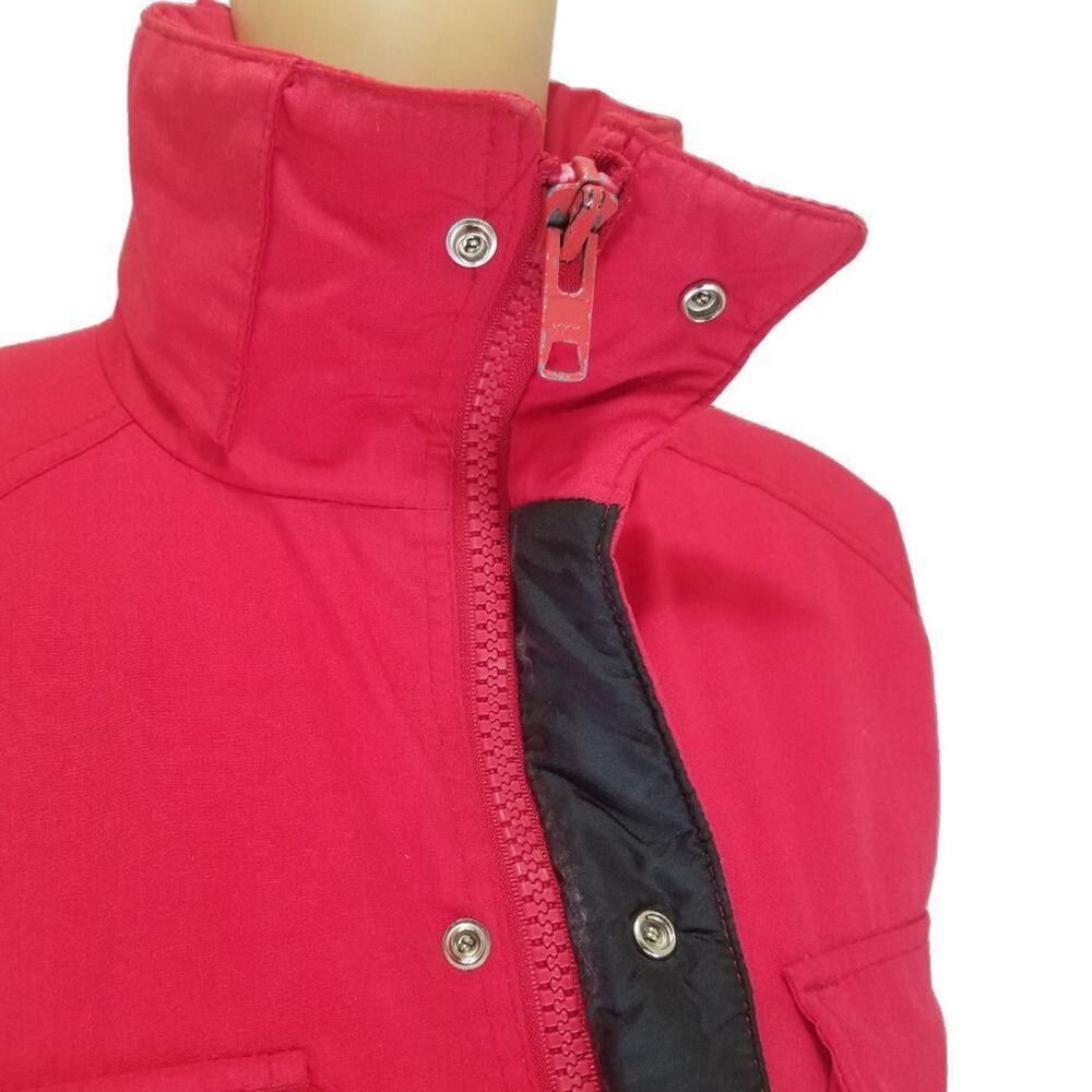 Vintage The Woolrich Woman Thinsulate Red Snap Cl… - image 3